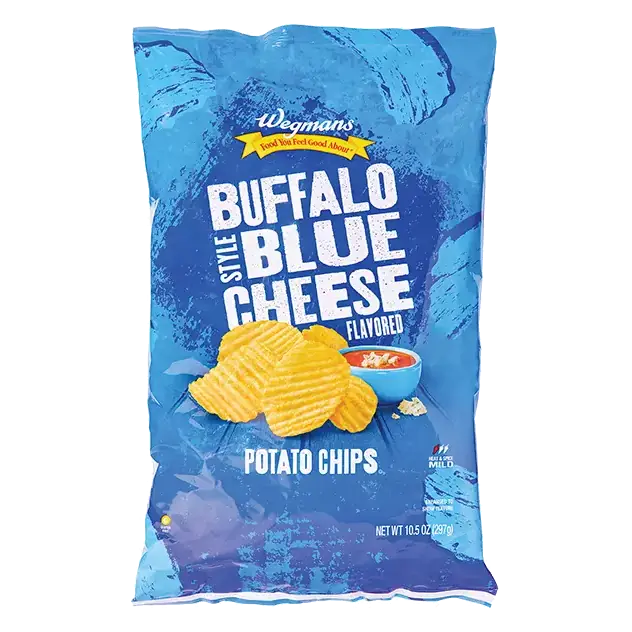 Buffalo Style Blue Cheese Flavored Potato Chips