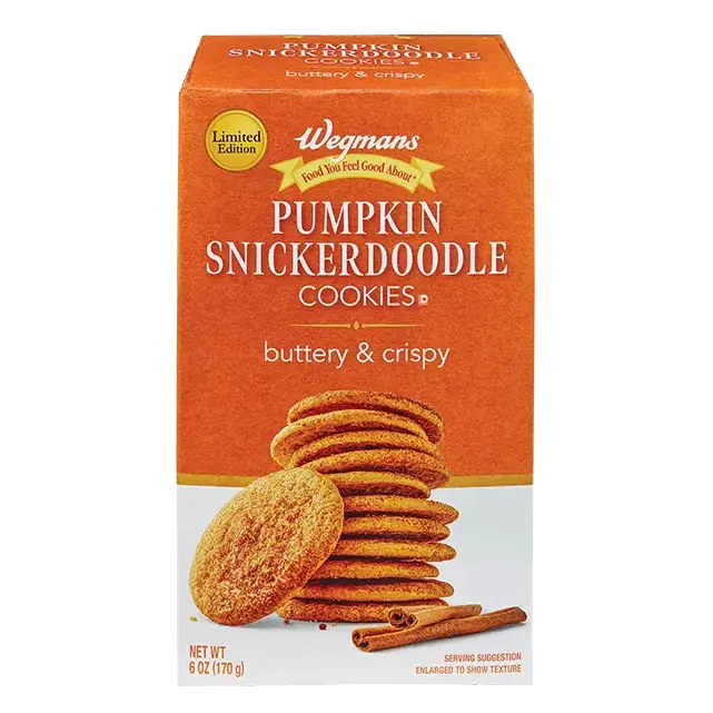 Buttery & Crispy Pumpkin Snickerdoodle Cookies