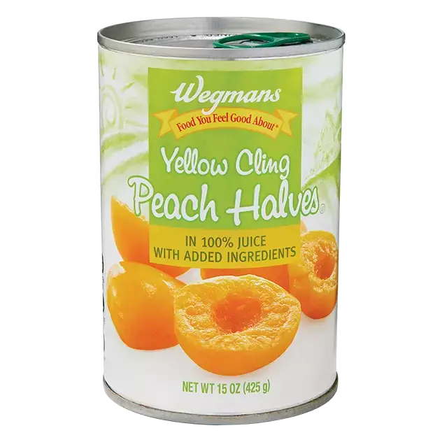 Canned Yellow Cling Peach Halves