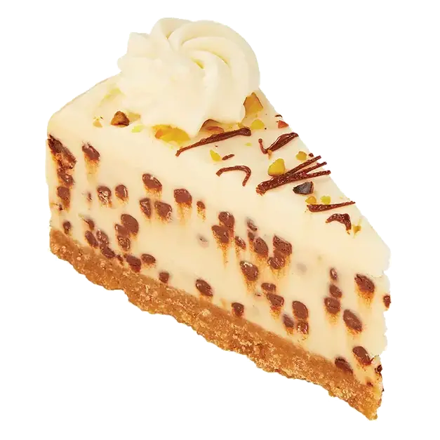 Cannoli Cheesecake Slice with Pistachios