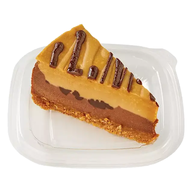 Cappuccino Hazelnut Cheesecake Slice