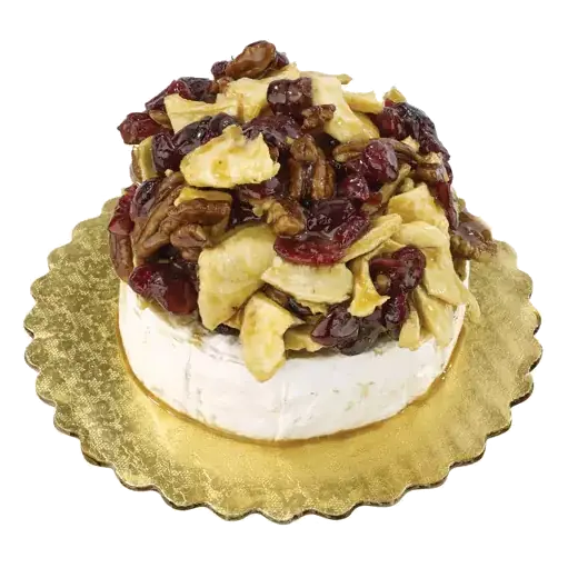 Caramel Pecan Topped Brie Cheese, Small