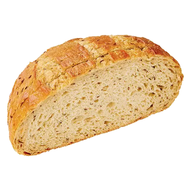 Caraway Rye Bread, Half Loaf