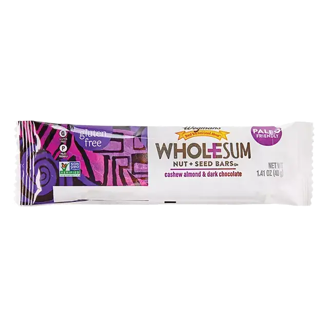 Cashew Almond & Dark Chocolate Wholesum Nut & Seed Bar