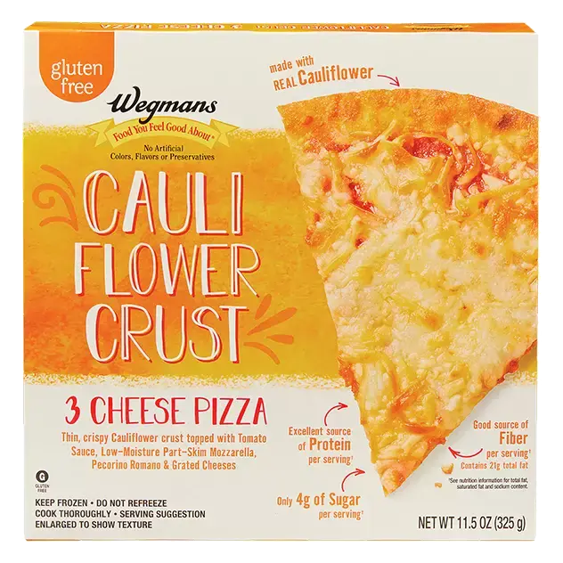 Cauliflower Crust 3 Cheese Pizza