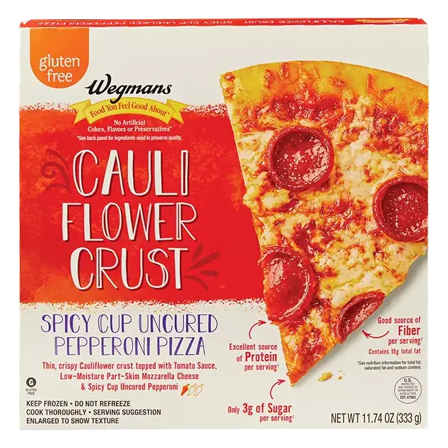 Cauliflower Crust Spicy Cup Uncured Pepperoni Pizza