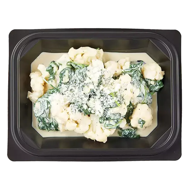 Cauliflower Spinach Gratin Veggie Bowl