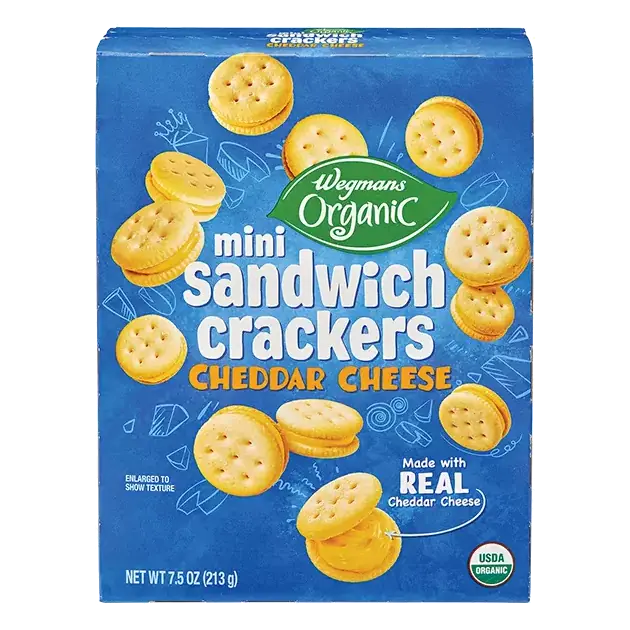 Cheddar Cheese Mini Sandwich Crackers