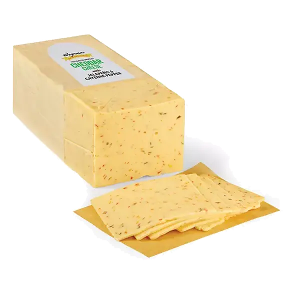 Cheddar Cheese with Jalapeno & Cayenne Pepper