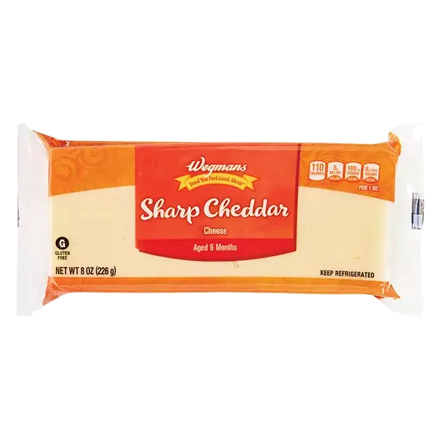 Cheese, Cheddar, Sharp, White
