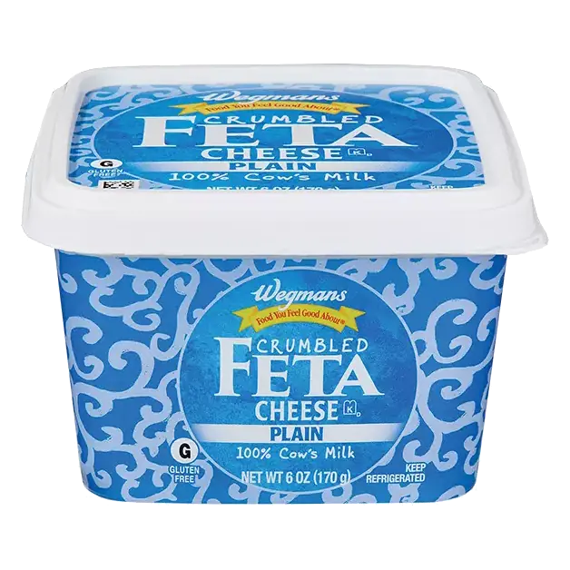 Cheese, Feta, Crumbled, Plain