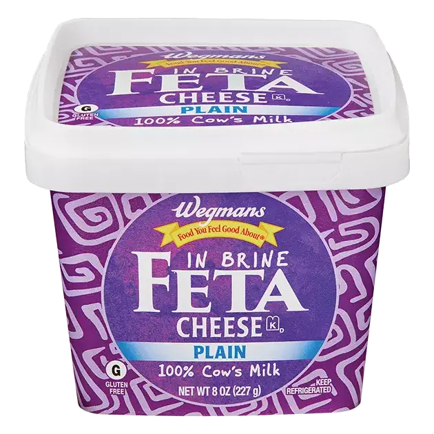 Cheese, Feta, in Brine, Plain