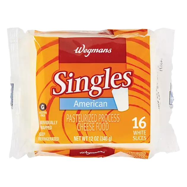 Cheese, Food Singles, American White Slices