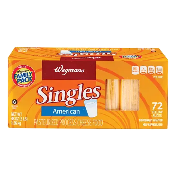 Cheese, Singles, American Yellow, FAMILY PACK