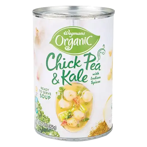 Chick Pea & Kale Soup with Indian Spices