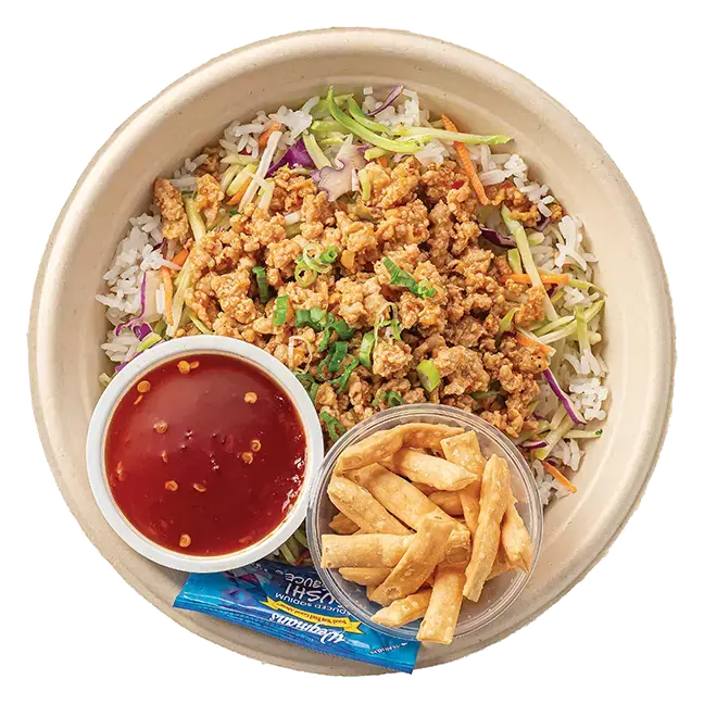 Chicken Egg Roll Bowl