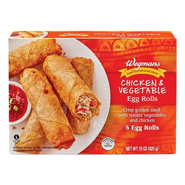 Chicken & Vegetable Egg Rolls 5 Count