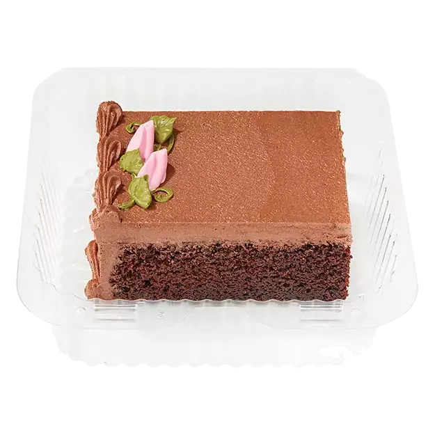 Chocolate Cake Slice with Chocolate Buttercreme: Made With No Gluten Containing Ingredients