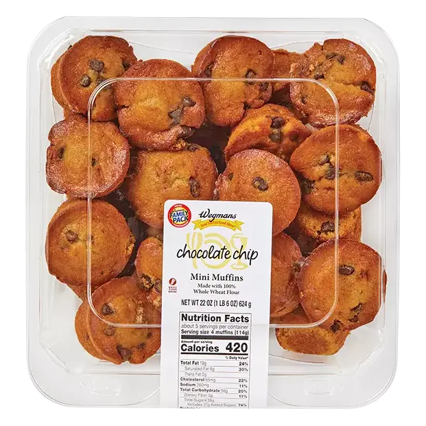 Chocolate Chip Mini Muffins, FAMILY PACK