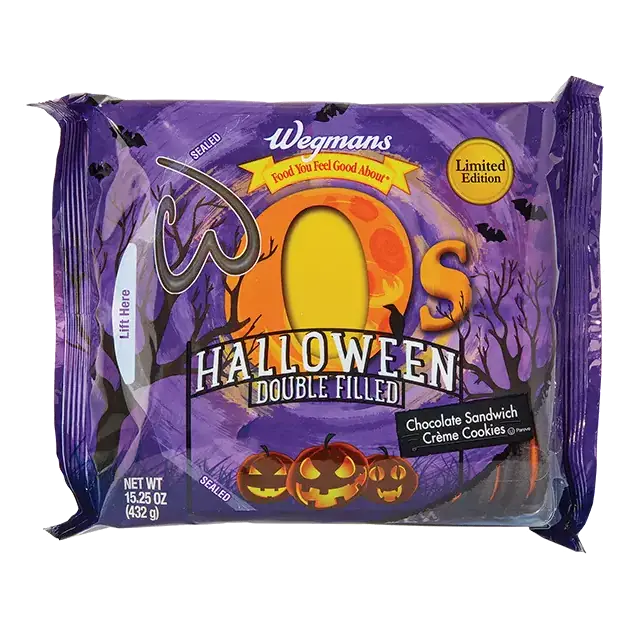 Chocolate Halloween Double Filled Sandwich Creme Cookies