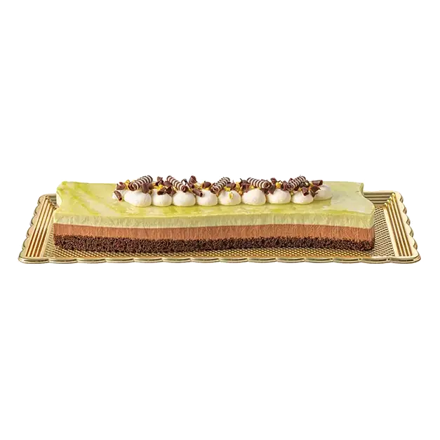Chocolate Pistachio Mousse Cake