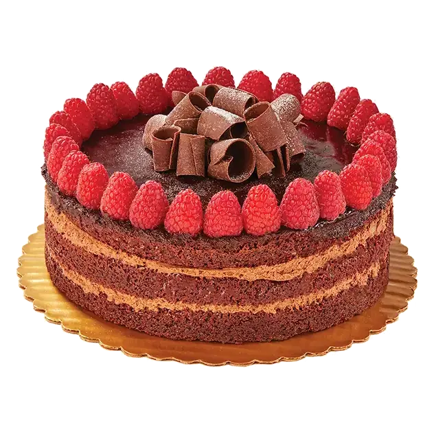 Chocolate Raspberry 3 Layer Cake