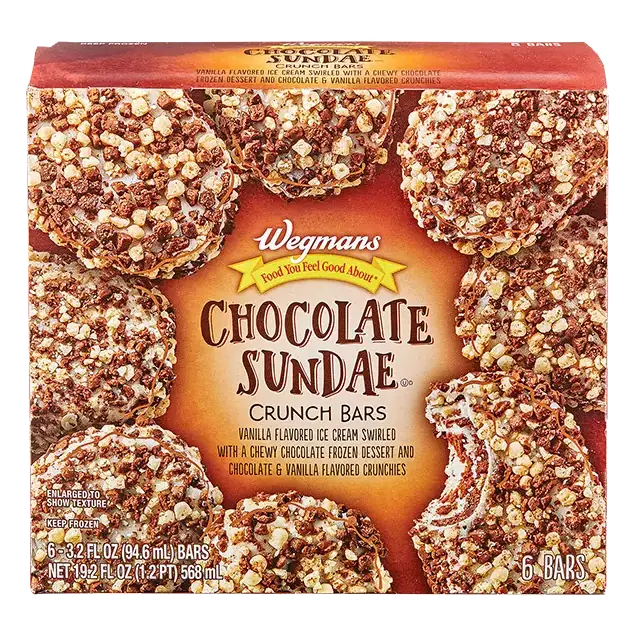 Chocolate Sundae Crunch Ice Cream Bar, 6 Bars