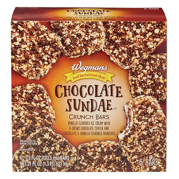 Chocolate Sundae Crunch Ice Cream Bar, 6 Pack