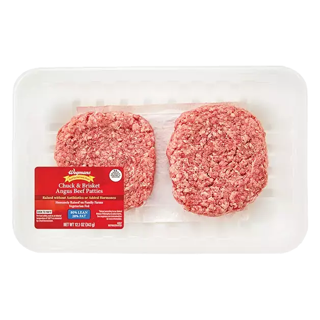 Chuck Brisket Patties, 2 Pack