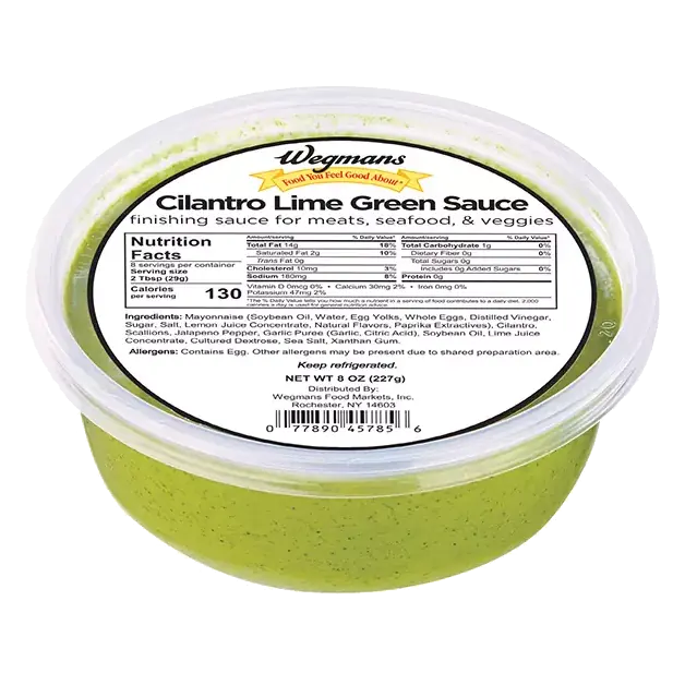 Cilantro Lime Green Sauce