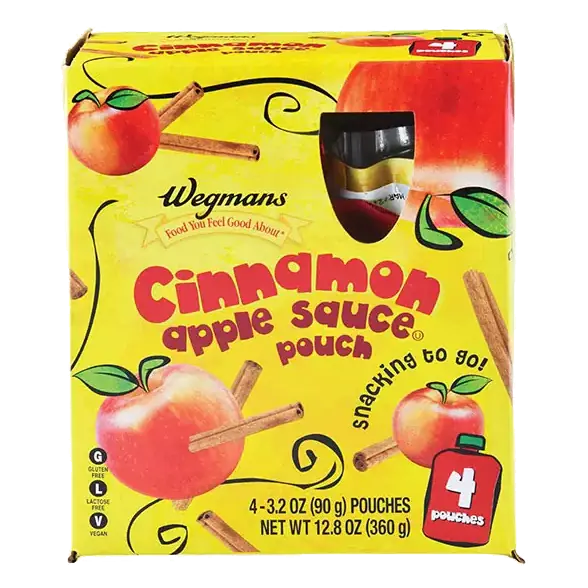 Cinnamon Applesauce Pouches, 4 COUNT