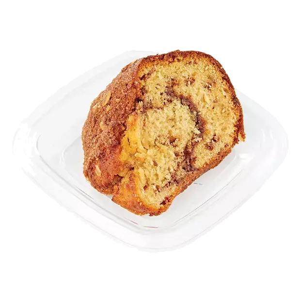 Cinnamon Swirl Coffee Cake, Slice