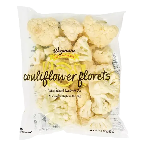 Cleaned & Cut Cauliflower Florets