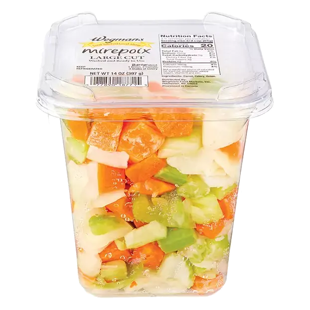 Cleaned & Cut Large Cut Mirepoix