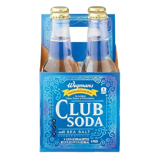 Club Soda with Sea Salt, 4 Pack