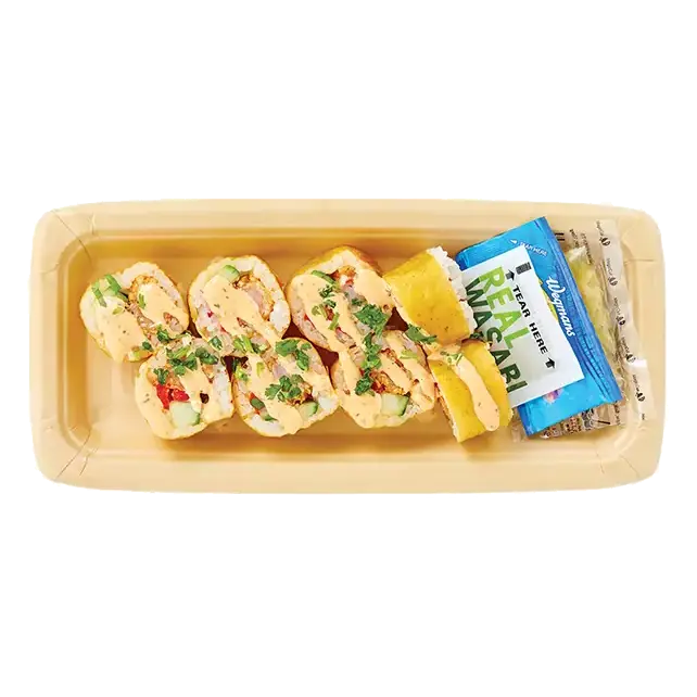 Coconut Shrimp Roll with White Rice (Cooked Sushi)