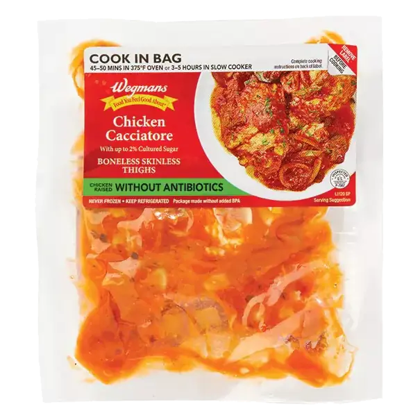 Cook in Bag Chicken Cacciatore, Raised without Antibiotics, Small