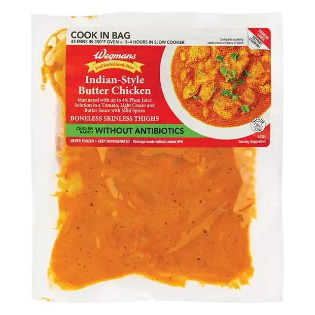 Cook in Bag Indian-Style Butter Chicken, Raised without Antibiotics