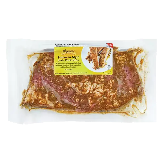Cook in Bag Jamaican-Style Jerk Pork Ribs, Bone-In