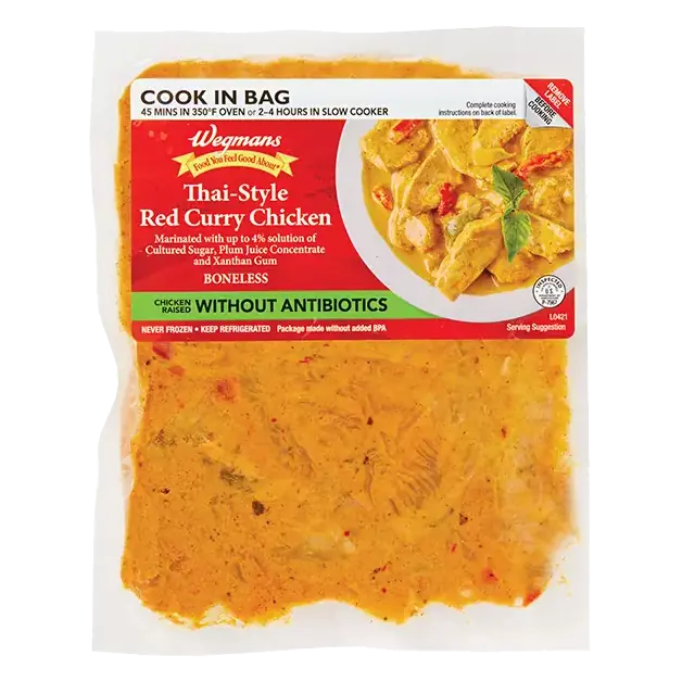 Cook in Bag Thai-Style Red Curry Chicken, Raised without Antibiotics