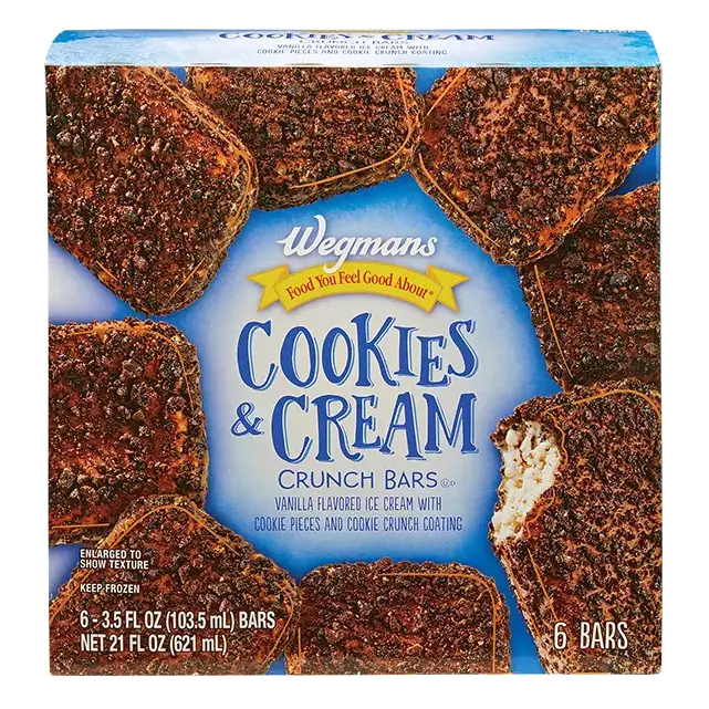 Cookies & Cream Crunch Bars, 6 Count