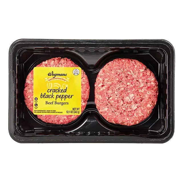 Cracked Black Pepper Beef Burgers, 2 Pack