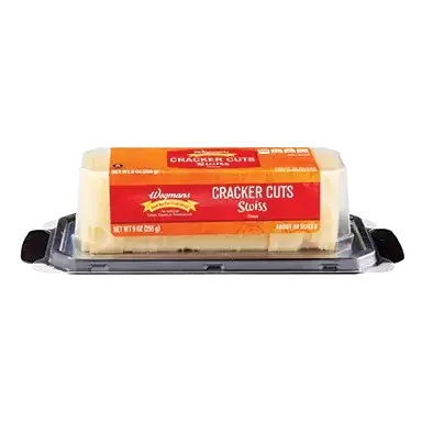 Cracker Cuts Swiss Cheese