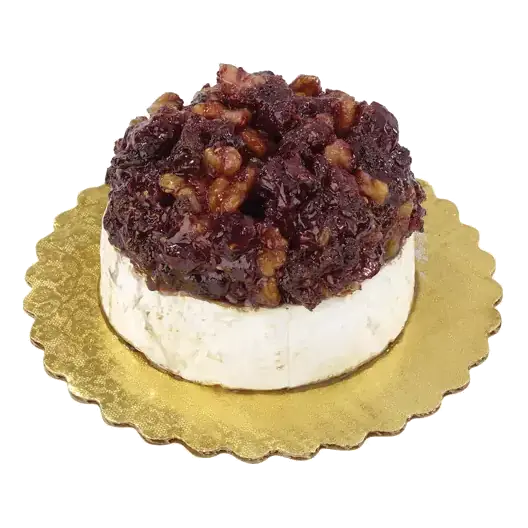 Cranberry, Currant & Walnut Topped Brie Cheese- Small