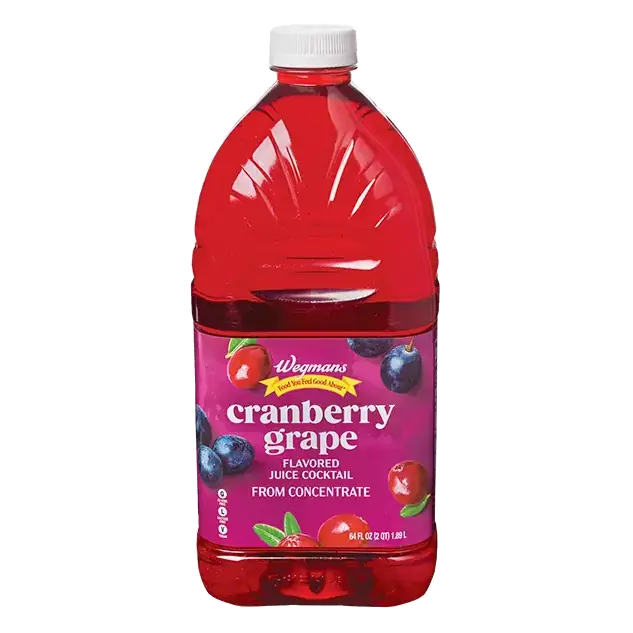 Cranberry Grape Flavored Juice Cocktail