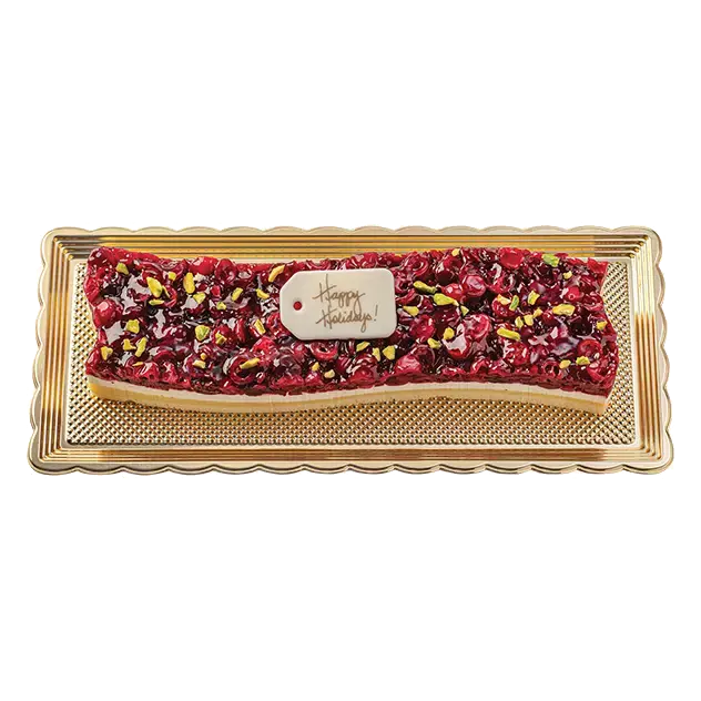 Cranberry Lime Mousse Cake