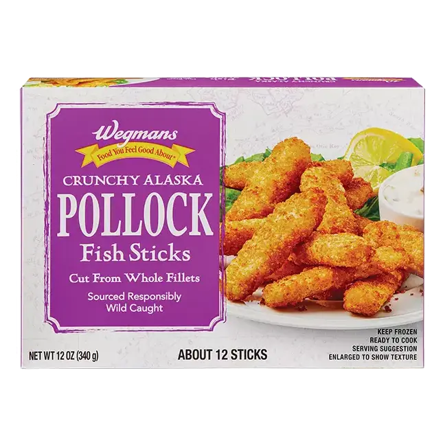 Crunchy Alaska Pollock Fish Sticks