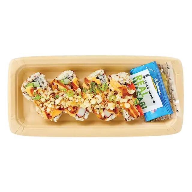 Crunchy California Roll with Quinoa Brown Rice (Cooked)
