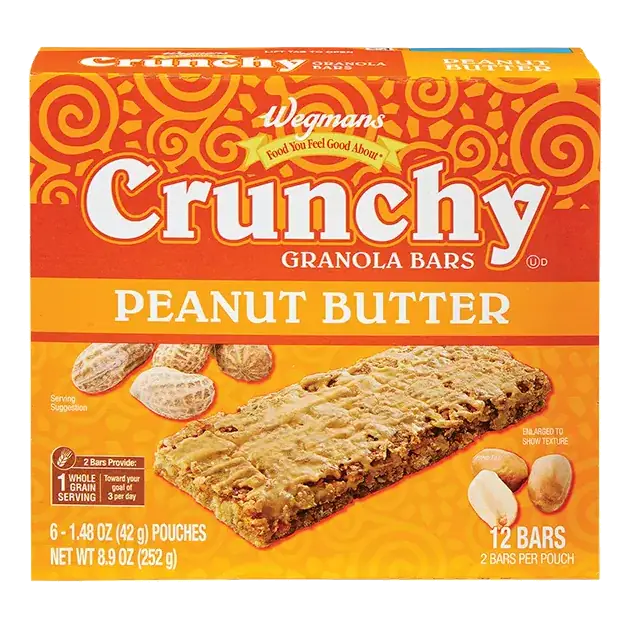 Crunchy Peanut Butter Granola Bars
