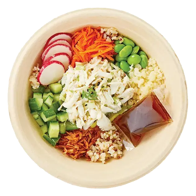 Crunchy Yuzu Crab Poke Bowl